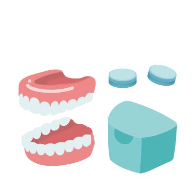 入れ歯容器・洗剤